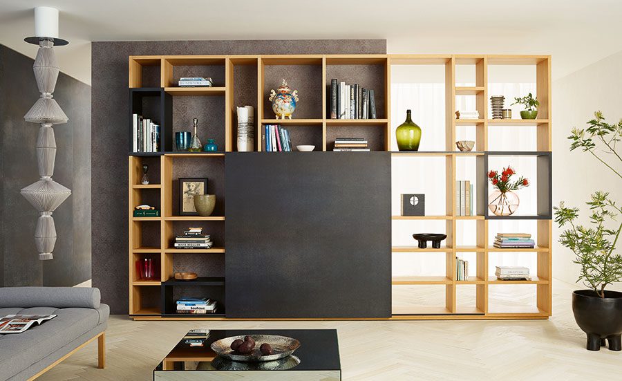 bibliothek-5 Bücherregalsysteme nach Maß
