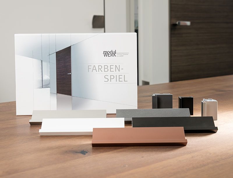 Zurückliegende Aluminiumzarge