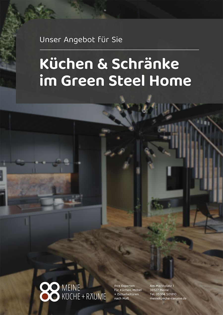 Unser Angebit für Sie: Küchen und Schränke im Green Steel Home von Meine Küche + Räume
